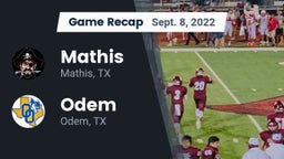 Recap: Mathis  vs. Odem  2022