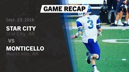 Recap: Star City  vs. Monticello  2016