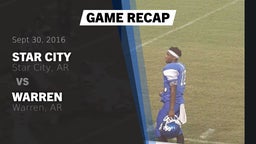 Recap: Star City  vs. Warren  2016