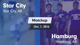 Matchup: Star City High vs. Hamburg  2016