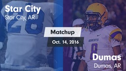 Matchup: Star City High vs. Dumas  2016