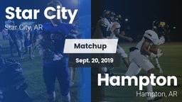 Matchup: Star City High vs. Hampton  2019