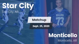 Matchup: Star City High vs. Monticello  2020