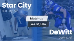 Matchup: Star City High vs. DeWitt  2020