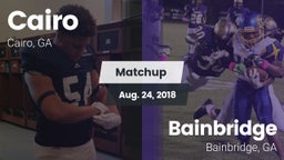 Matchup: Cairo  vs. Bainbridge  2018