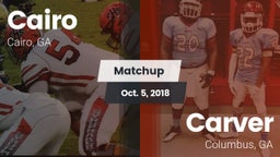 Matchup: Cairo  vs. Carver  2018