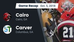 Recap: Cairo  vs. Carver  2018