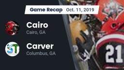 Recap: Cairo  vs. Carver  2019