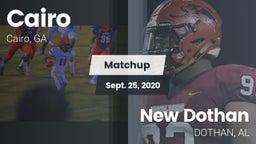 Matchup: Cairo  vs. New Dothan  2020