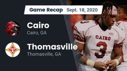 Recap: Cairo  vs. Thomasville  2020