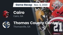 Recap: Cairo  vs. Thomas County Central  2020