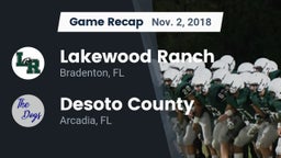Recap: Lakewood Ranch  vs. Desoto County  2018