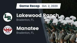 Recap: Lakewood Ranch  vs. Manatee  2020