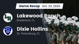 Recap: Lakewood Ranch  vs. Dixie Hollins  2020