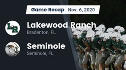 Recap: Lakewood Ranch  vs. Seminole  2020