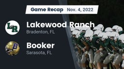 Recap: Lakewood Ranch  vs. Booker  2022