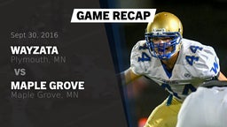 Recap: Wayzata  vs. Maple Grove  2016