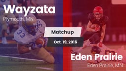 Matchup: Wayzata  vs. Eden Prairie  2016