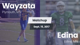 Matchup: Wayzata  vs. Edina  2017