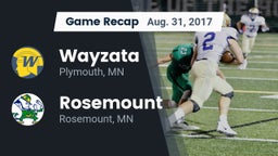 Recap: Wayzata  vs. Rosemount  2017