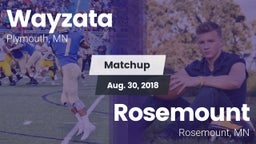 Matchup: Wayzata  vs. Rosemount  2018