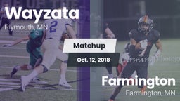 Matchup: Wayzata  vs. Farmington  2018
