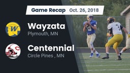 Recap: Wayzata  vs. Centennial  2018