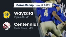 Recap: Wayzata  vs. Centennial  2019