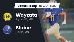 Recap: Wayzata  vs. Blaine  2020