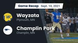 Recap: Wayzata  vs. Champlin Park  2021