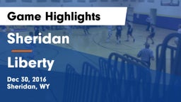 Sheridan  vs Liberty Game Highlights - Dec 30, 2016