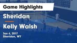 Sheridan  vs Kelly Walsh  Game Highlights - Jan 6, 2017