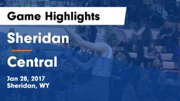 Sheridan  vs Central  Game Highlights - Jan 28, 2017