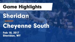 Sheridan  vs Cheyenne South  Game Highlights - Feb 18, 2017