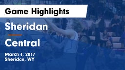 Sheridan  vs Central  Game Highlights - March 4, 2017