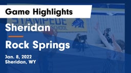 Sheridan  vs Rock Springs  Game Highlights - Jan. 8, 2022