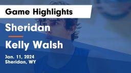 Sheridan  vs Kelly Walsh  Game Highlights - Jan. 11, 2024
