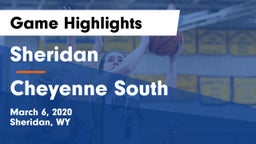 Sheridan  vs Cheyenne South Game Highlights - March 6, 2020