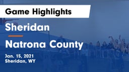Sheridan  vs Natrona County  Game Highlights - Jan. 15, 2021