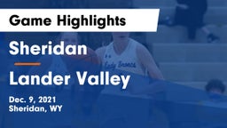 Sheridan  vs Lander Valley  Game Highlights - Dec. 9, 2021