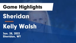 Sheridan  vs Kelly Walsh  Game Highlights - Jan. 28, 2022