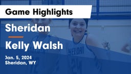 Sheridan  vs Kelly Walsh  Game Highlights - Jan. 5, 2024