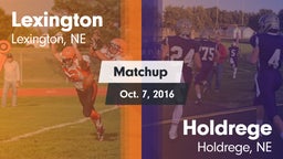 Matchup: Lexington High vs. Holdrege  2016