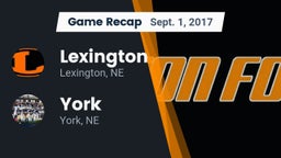 Recap: Lexington  vs. York  2017