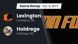 Recap: Lexington  vs. Holdrege  2017