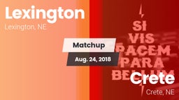 Matchup: Lexington High vs. Crete  2018