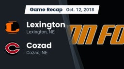 Recap: Lexington  vs. Cozad  2018