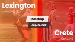 Matchup: Lexington High vs. Crete  2019