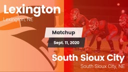 Matchup: Lexington High vs. South Sioux City  2020
