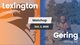 Matchup: Lexington High vs. Gering  2020